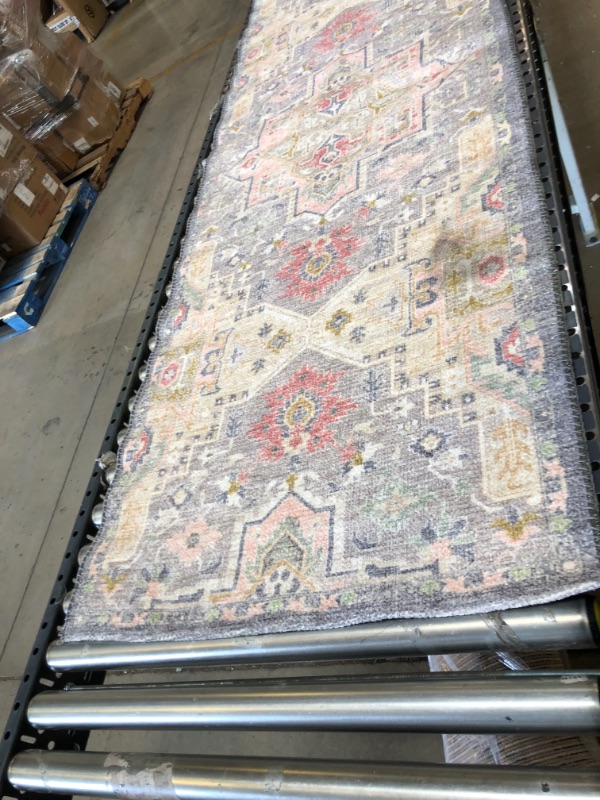 Photo 2 of 2'4"x7' Zebrina Medallion Persian Style Printed Accent Rug - Opalhouse™
