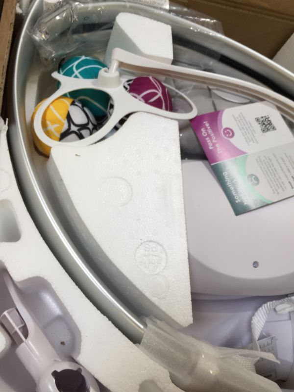 Photo 1 of 4moms® mamaRoo 4 Multi-Motion™ Baby Swing, Bluetooth Baby Rocker with 5 Unique Motions, Cool Mesh Fabric, Grey
