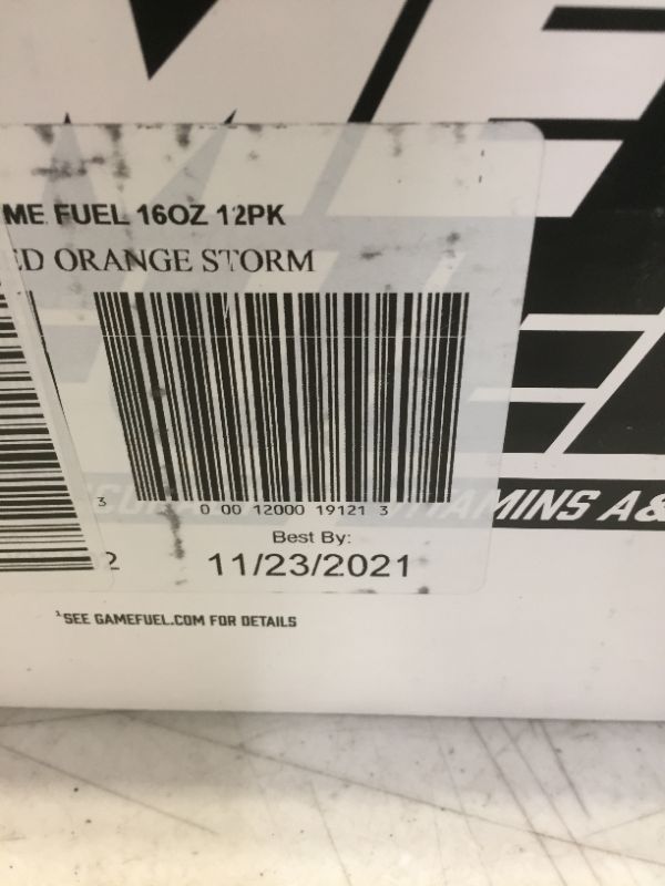 Photo 4 of Mountain Dew Game Fuel, Charged Orange Storm, 16 Fl Oz. Cans (12 Pack) BEST BY 11/23/2021