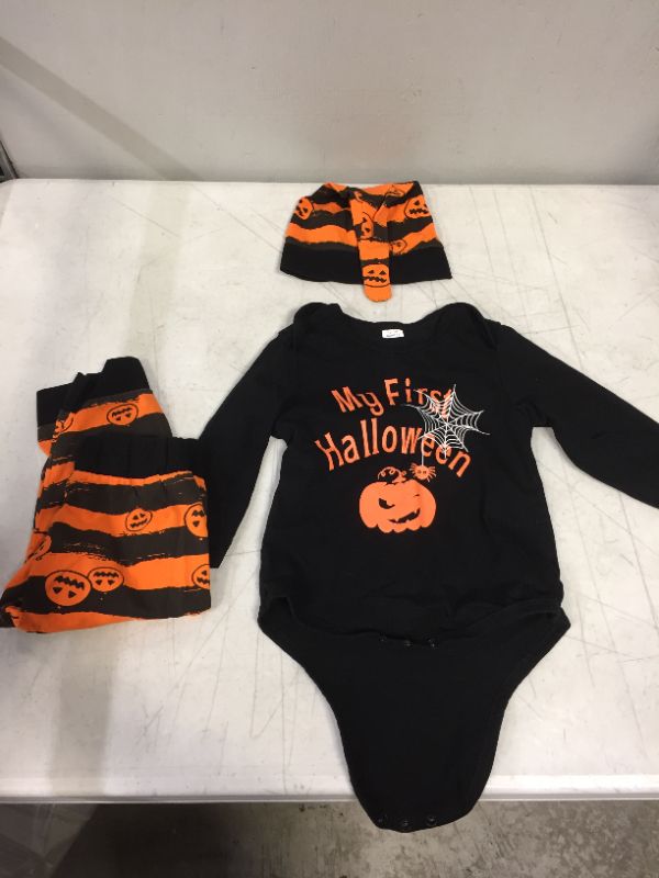 Photo 5 of 6ft Halloween cat with wings and baby outfit 12-18 month 