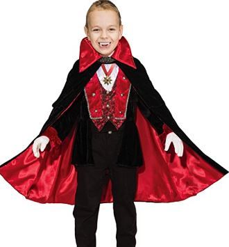 Photo 1 of Funnlot Vampire Costume for Boys Deluxe Vampire Toddler Kids Cosplay Dress
Size: S