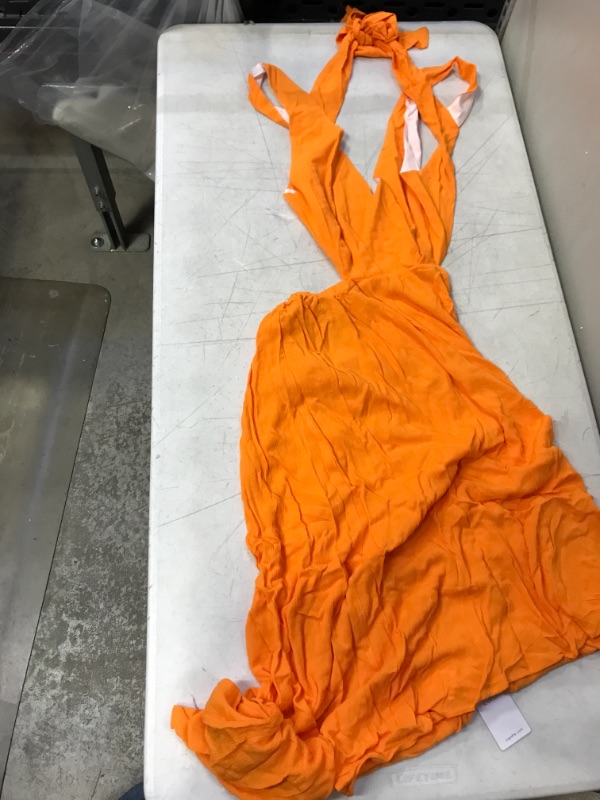 Photo 2 of Generic Orange Dress. Small