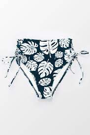 Photo 1 of Cute Leafy High Waisted Bikini Bottom. Small
