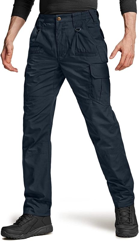 Photo 1 of CQR Men's Tactical Pants, Water Repellent Ripstop Cargo Pants, Lightweight EDC Hiking Work Pants, Outdoor Apparel
Size: 34Wx32L