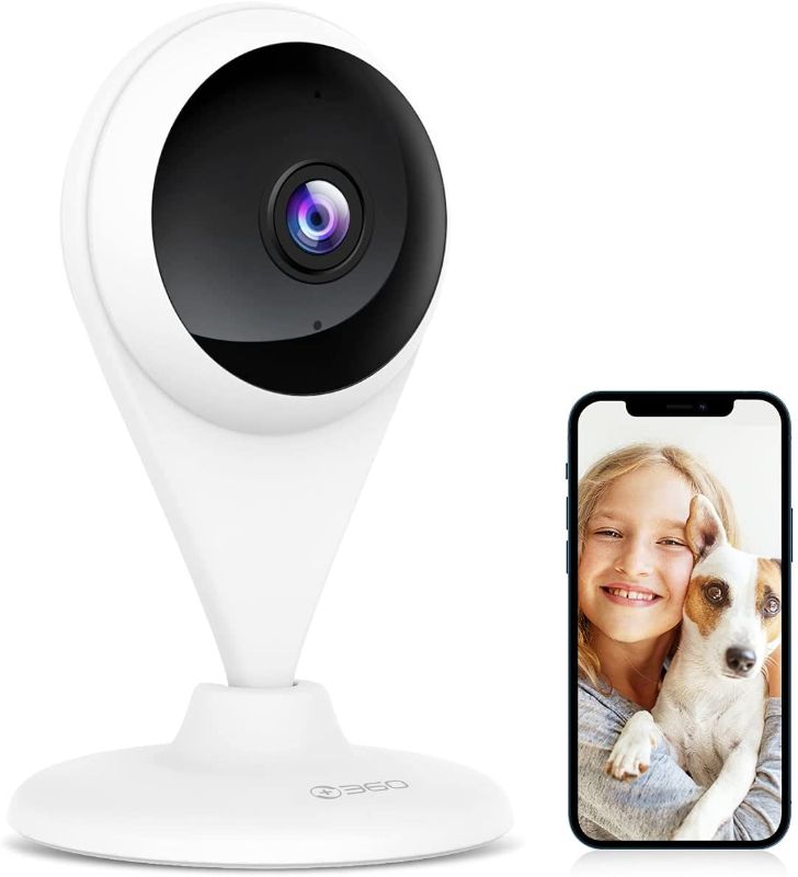 Photo 1 of 360 AC1C Indoor Security Camera, 2K Home Camera with [Advanced AI Algorithms], Human and Motion Detection, Light Color Night Vision, Activity Zones, Cloud and Local Storage,5G Not Compatible
