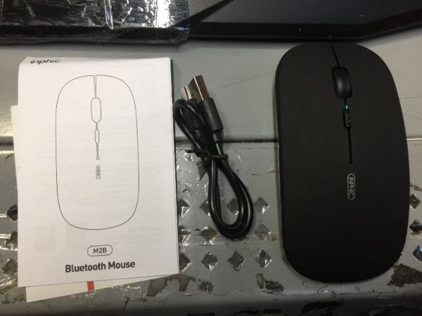 Photo 2 of Wireless Mouse for Laptop, INPHIC 2.4G Portable Slim Mouse, Bluetooth Connection Noiseless Computer Mouse 
