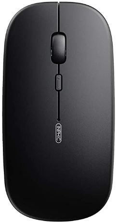 Photo 1 of Wireless Mouse for Laptop, INPHIC 2.4G Portable Slim Mouse, Bluetooth Connection Noiseless Computer Mouse 