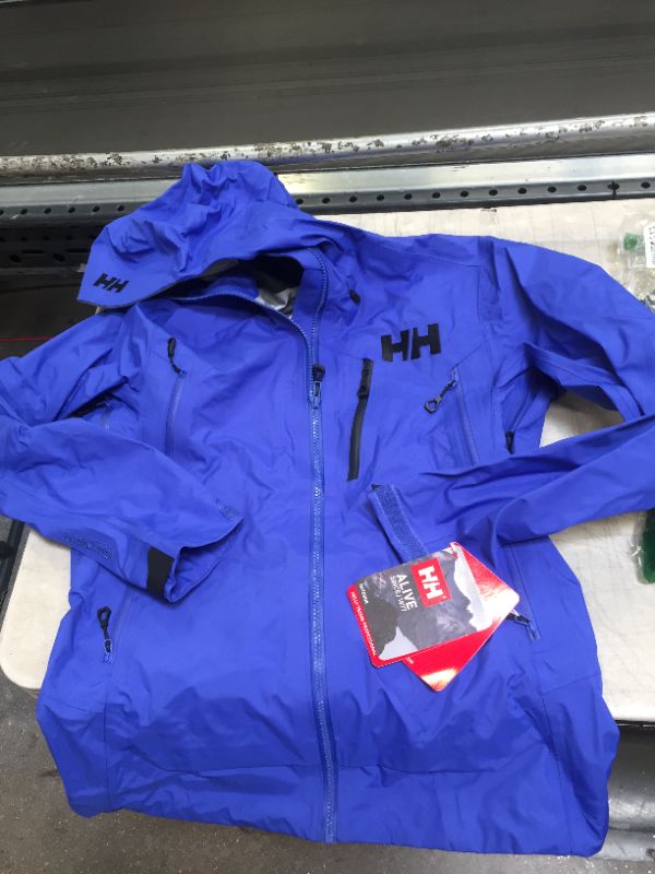 Photo 2 of Helly Hansen Men's Seven J Waterproof, Windproof, and Breathable Rain Jacket with Hood
