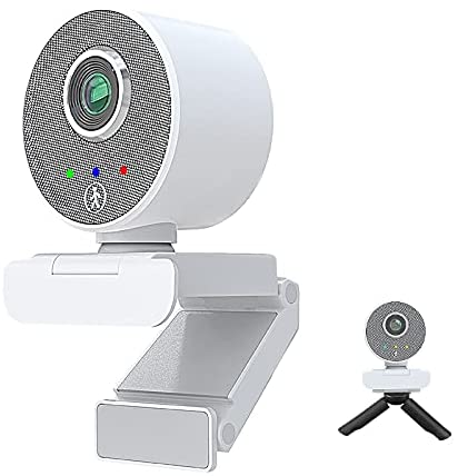 Photo 1 of 1080P FHD Webcam,AI Auto Tracking Web Camera,USB Computer Camera with Tripod,Touch Control Switch&Super WDR,90°Wide Angle,Plug& Play,for Zoom/Skype/Facebook/YouTube/OBS/Conferencing/Twitch/Video Call
