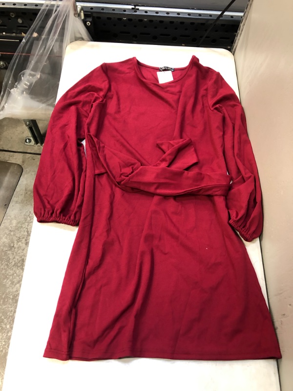 Photo 1 of Generic Dark Red Long Sleeve Blouse. XL