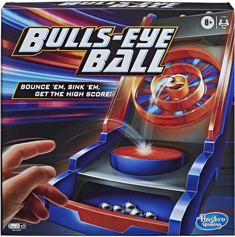 Photo 1 of Hasbro Gaming Bulls-Eye Ball Game for Kids Ages 8 and Up, Active Electronic Game for 1 or More Players, Features 5 Exciting Modes
