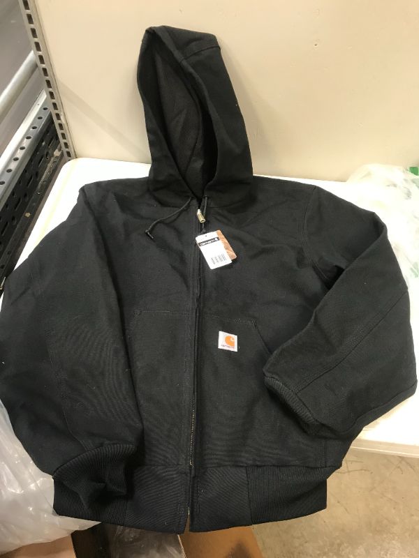 Photo 2 of Carhartt Men's Big & Tall Thermal-Lined Duck Active Hoodie Jacket J131
Size: Small Regular