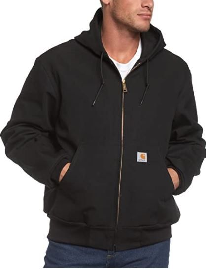 Photo 1 of Carhartt Men's Big & Tall Thermal-Lined Duck Active Hoodie Jacket J131
Size: Small Regular