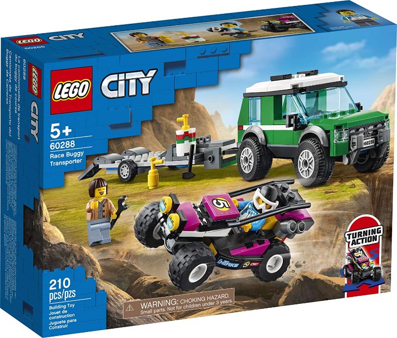 Photo 1 of LEGO City Race Buggy Transporter 60288 Building Kit; Fun Toy for Kids, New 2021 (210 Pieces)
