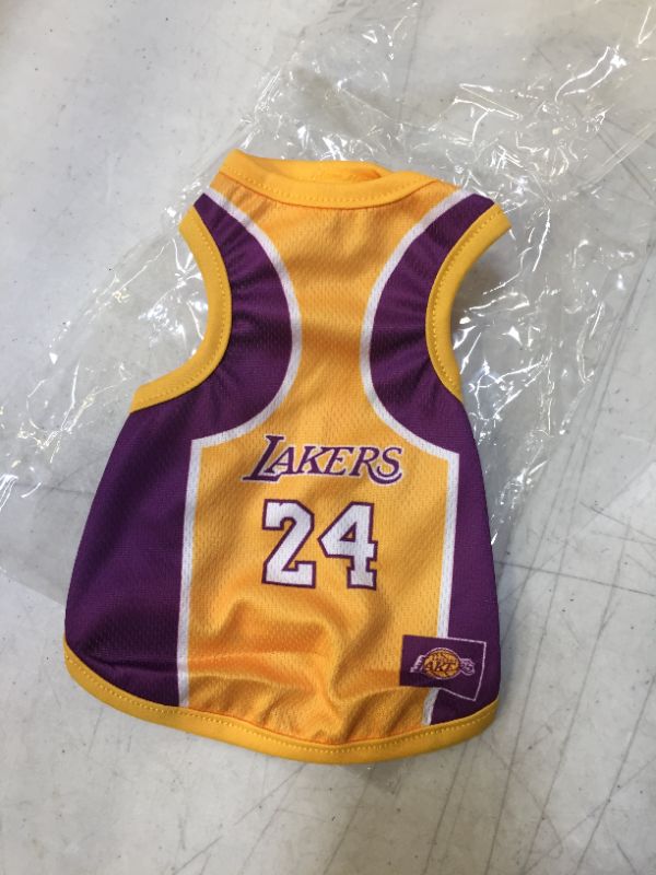 Photo 2 of Anytec Pet Dogs Cats LAKERS SHIRT 24
SIZE XSMALL