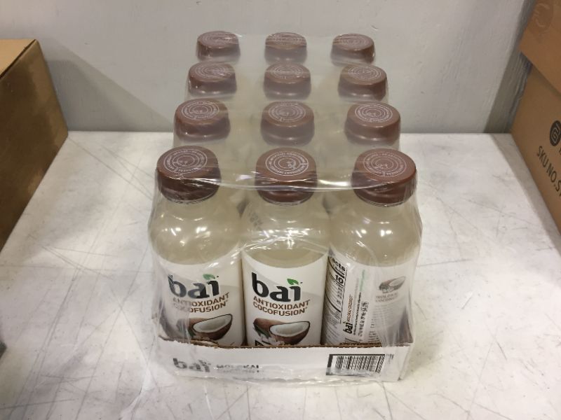 Photo 2 of Bai Coconut Flavored Water, Molokai Coconut, Antioxidant Infused Drinks, 18 Fluid Ounce Bottles, (Pack of 12)
