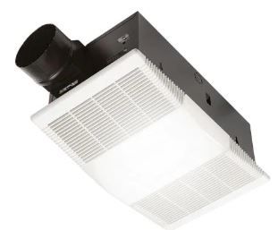 Photo 1 of 80 CFM Ceiling Bathroom Exhaust Fan with Light and 1300-Watt Heater
