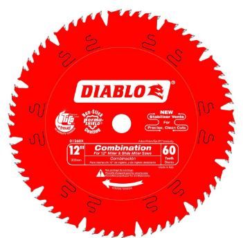 Photo 1 of 12 in. x 60-Tooth Combination Circular Saw Blade
