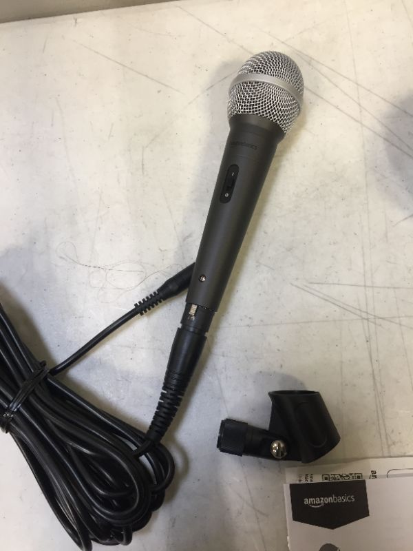 Photo 3 of Amazon Basics Dynamic Vocal Microphone – Cardioid