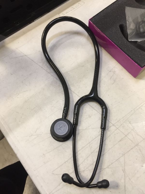 Photo 3 of 3M Littmann Classic III 27" Monitoring Stethoscope, Black Edition