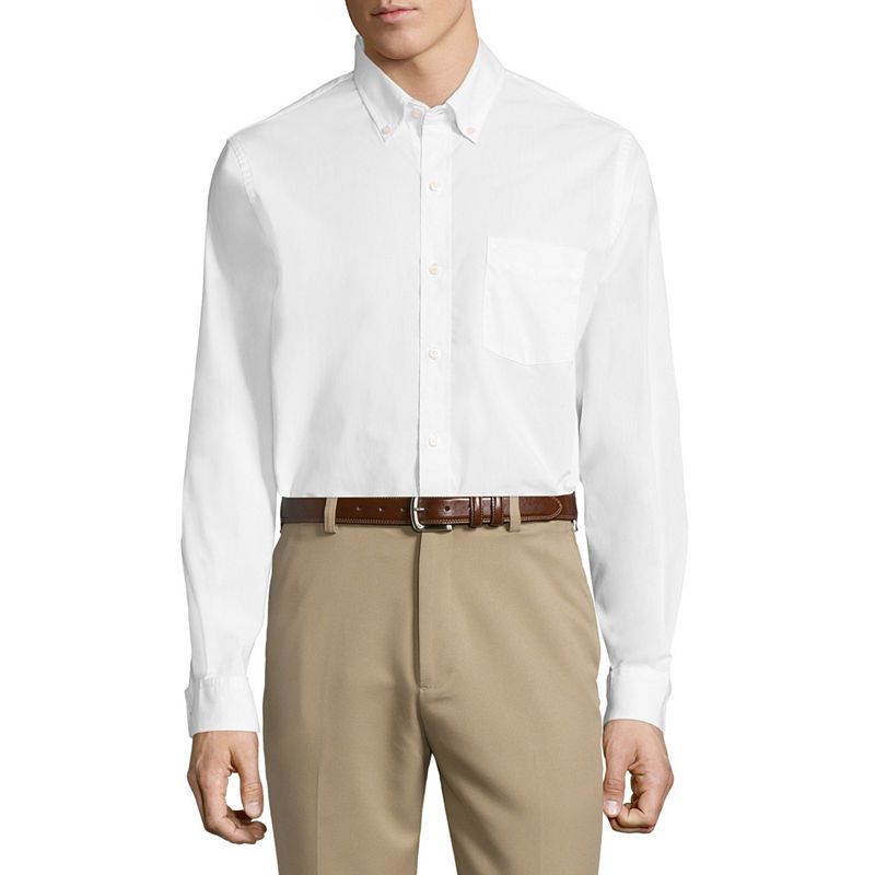 Photo 1 of Dockers Signature Comfort Flex Shirt, Classic Fit, Men's, White M