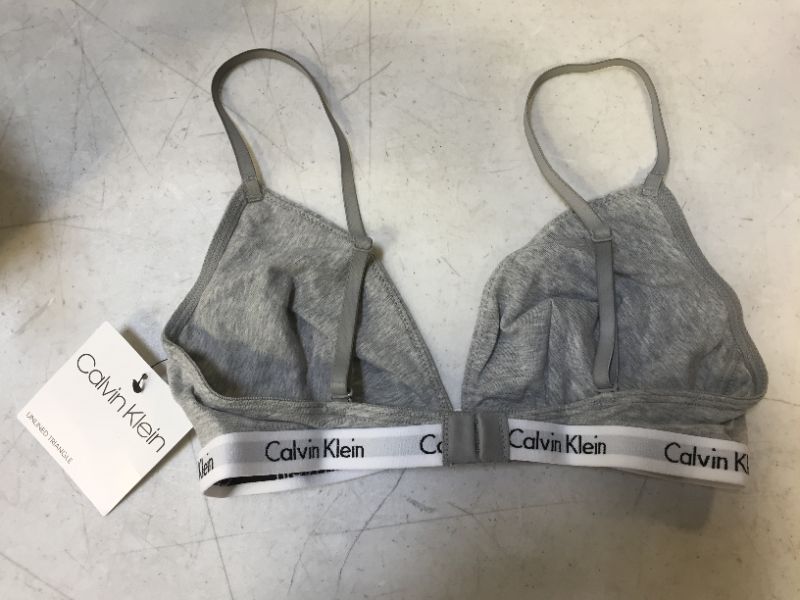 Photo 2 of Calvin Klein girls grey bra size medium 