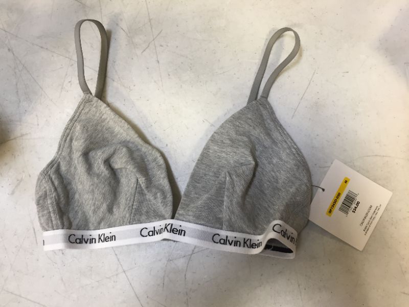 Photo 1 of Calvin Klein girls grey bra size medium 