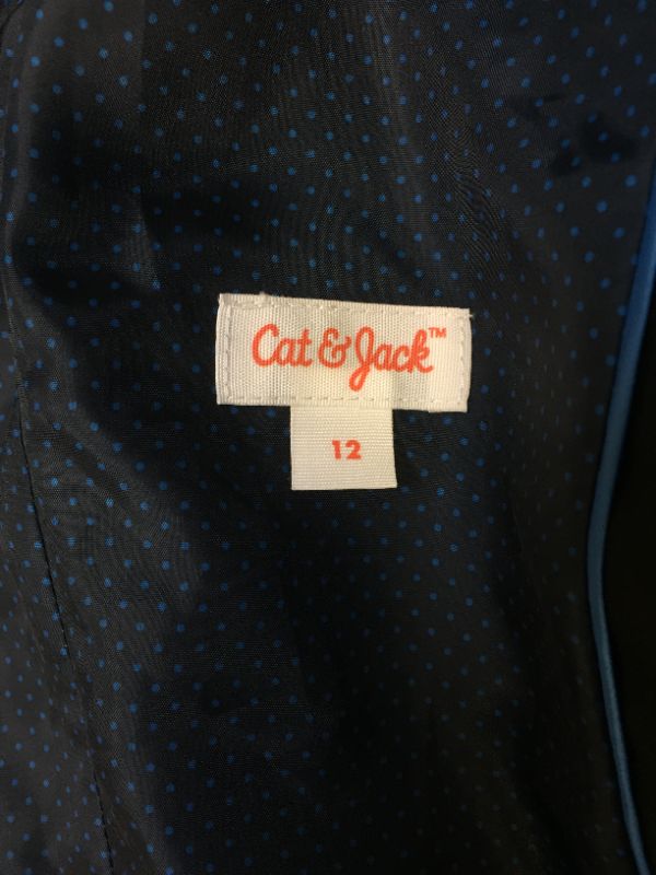 Photo 3 of boys blazer jacket navy blue size 12 cat & jack 