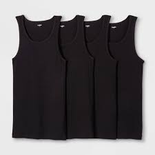 Photo 1 of Men's 4pk Ribbed Tank Top - Goodfellow & Co™ medium
