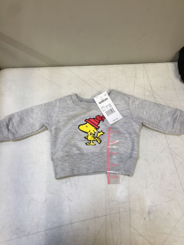 Photo 2 of Baby Peanuts Family Holiday Graphic Sweatshirt - Light Wash
Size: Newborn