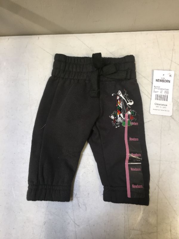 Photo 2 of Baby Disney Nightmare Before Christmas Family Holiday Graphic Jogger Pants 
size 0-3 Months 