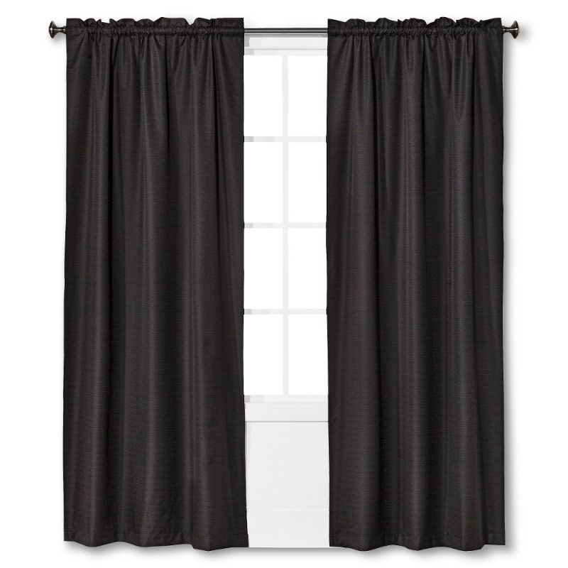 Photo 1 of 42"x63" Braxton Thermaback Out Window Curtain Panel - Eclipse