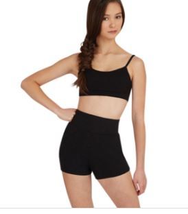 Photo 1 of High Waisted Shorts BLACK SIZE SMALL