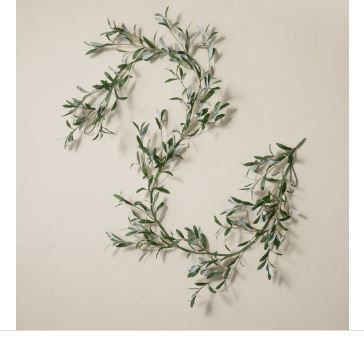 Photo 1 of 6' Faux Olive Leaf Plant Garland - Hearth & Hand™ with Magnolia