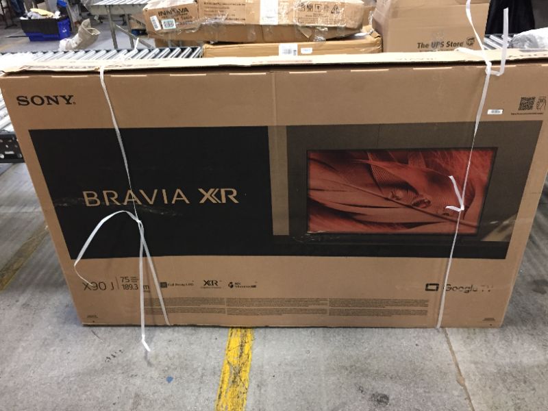 Photo 1 of ony X90J 75 Inch TV: BRAVIA XR Full Array LED 4K Ultra HD Smart Google TV with Dolby Vision HDR and Alexa Compatibility XR75X90J- 2021 Model
