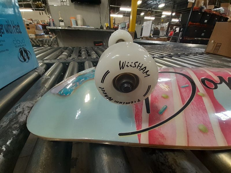 Photo 4 of skateboard -- with donut print in the board 