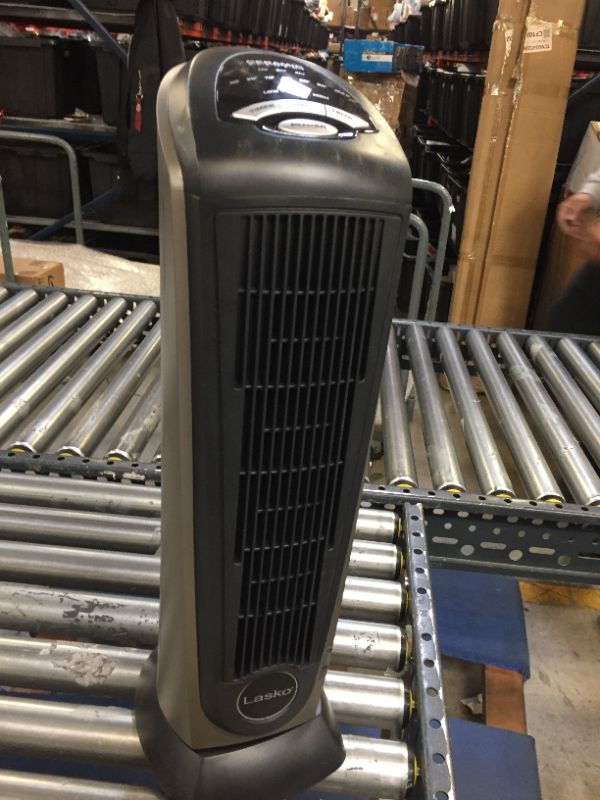 Photo 1 of Lasko 751320 Ceramic Tower Space Heater with Remote Control - Features Built-in Timer and Oscillation