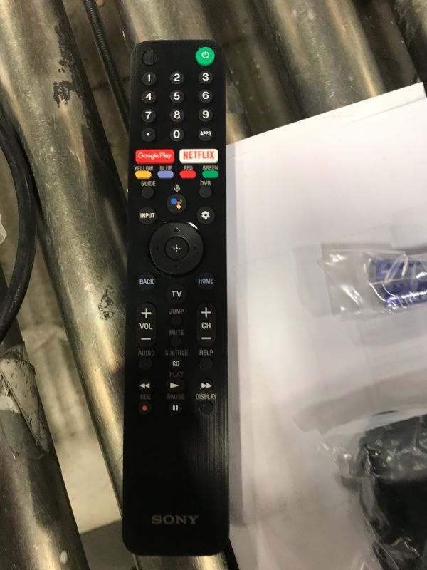 Photo 1 of remote control for a Sony X750H 55-inch 4K Ultra HD LED TV (2020 Model) 
