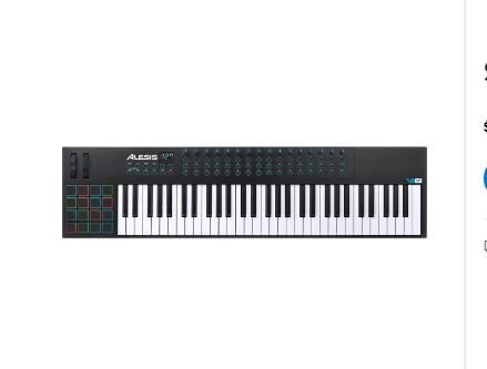 Photo 1 of Alesis VI61 Advanced 61-Key USB/MIDI Keyboard Controller
