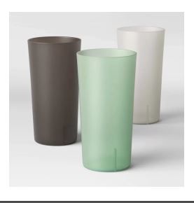 Photo 1 of 26oz Plastic Translucent Tumbler - Room Essentials
