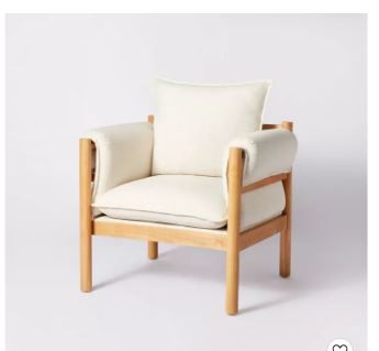 Photo 1 of Arbon Wood Dowel Accent Chair with Cushion Arms - Threshold™ designed with Studio McGee
