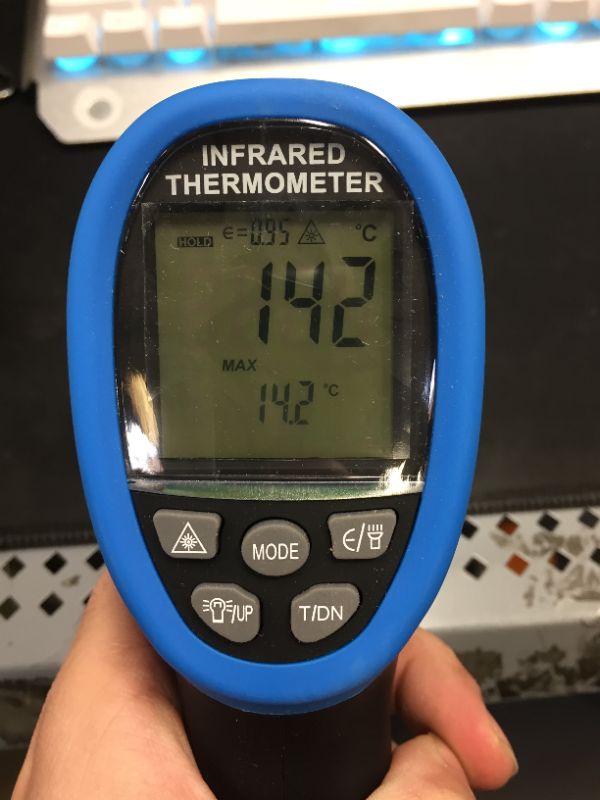 Photo 1 of BTMETER BT-1500 Non-Contact Pyrometer 30:1 Industrial Laser Thermometer Gun, -58? to 2732? (-50? ~ 1500?) High Temp Infrared Thermometer (NOT for Human)