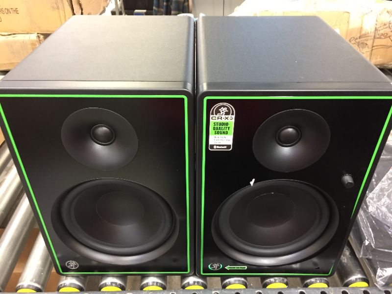 Photo 1 of Mackie CR-X Series, 8-Inch Multimedia Monitors with Professional Studio-Quality Sound, Bluetooth and Front Panel Controls - Pair (CR8-XBT)