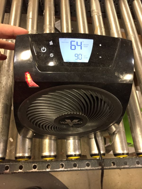 Photo 4 of Vornado TAVH10BLK Electric Space Heater with Adjustable Thermostat