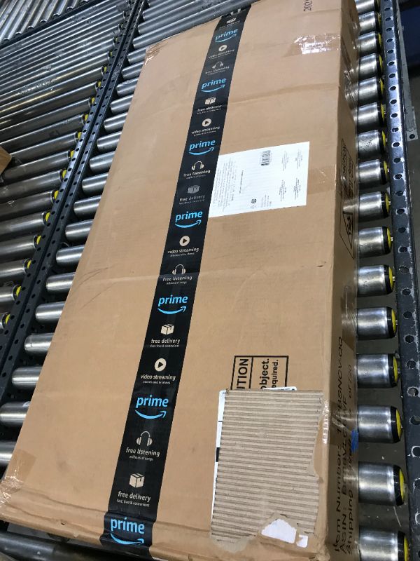 Photo 1 of Amazon Basics Heavy Duty Non-Slip Bed Frame with Steel Slats, Easy Assembly - 18"H, (Queen)