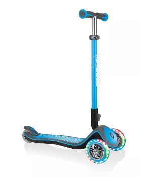 Photo 1 of Globber Elite Deluxe Lights Scooter - Sky Blue