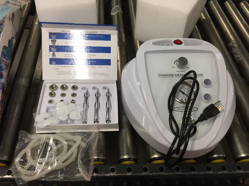 Photo 2 of Diamond Microdermabrasion Machine,65-68cmHg Suction Power Professional Dermabrasion for Home Use Facial Skin Care Equipment Beauty Machine with 400pcs Cotton Filter