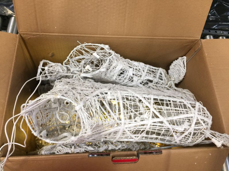 Photo 1 of 2-Piece Polar Wishes White LED Deer
** OPEN BOX **
(( NORMAL USE ))