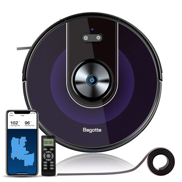 Photo 1 of BG800 Vacuum Cleaner,Robot Vacuum Wi-Fi/App Connectivity,2200Pa Suction,Sweeping & Mopping,120mins Runtime