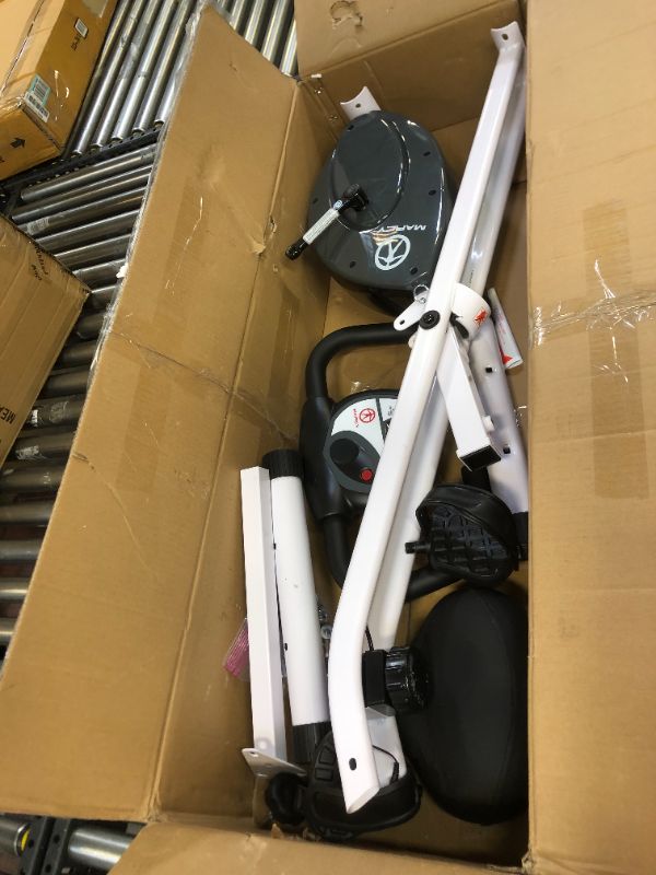 Photo 2 of Marcy Foldable Upright Exercise Bike with Adjustable Resistance for Cardio Workout & Strength Training - Multiple Styles Available
(( OPEN BOX ))
** MISSING ACCESSORIES & PARTIAL HARDWARE **